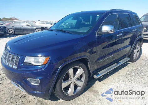 2014 Jeep Grand Cherokee Overland z USA, uszkodzony, nr VIN 1C4RJFCT4EC328833